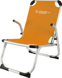 Escape Plus Scăunel de Plajă Aluminiu cu Spătar Înalt Portocaliu 15618 (15618)
