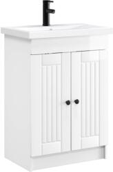 vidaXL Set de mobilier pentru baie Alb foarte lucios 56 x 37, 5 x 81 cm GartenMobel Dekor (3404188)