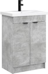 vidaXL Set de mobilier pentru baie Gri Beton 78, 5 x 37, 5 x 81 cm GartenMobel Dekor (3404157)