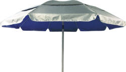 Solart Umbrelă Pliabilă De Plajă Diametru 2m Cu Protecție UV Și Rezistență La Vânt Silver/Albastru 1556 (1556)