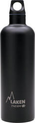 LAKEN Futura Thermo Narrow Mouth Sticlă Termos Reciclabilă Oțel Inoxidabil Fără BPA 750ml Neagră 8-49-024-02 (8-49-024-02)
