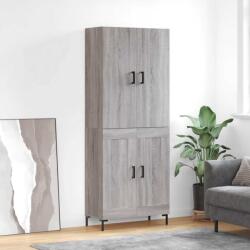 vidaXL Dulap înalt, gri sonoma, 69, 5x34x180 cm, lemn compozit GartenMobel Dekor (3195793) Comoda