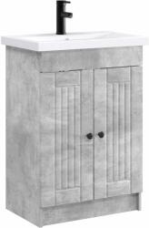 vidaXL Set de mobilier pentru baie Gri Beton 56 x 37, 5 x 81 cm GartenMobel Dekor (3404187)