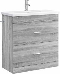 vidaXL Set de mobilier pentru baie Sonoma gri 81 x 40 x 84, 5 cm GartenMobel Dekor (3404379)