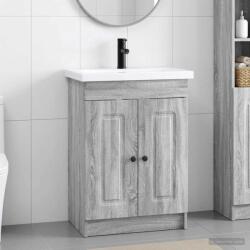 vidaXL Set de mobilier pentru baie Sonoma gri 78, 5 x 37, 5 x 81 cm GartenMobel Dekor (3404180)