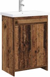 vidaXL Set de mobilier pentru baie Lemn vechi 81 x 40 x 84, 5 cm GartenMobel Dekor (3404288)