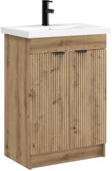 vidaXL Set de mobilier pentru baie Stejar Artizanal 56 x 37, 5 x 81 cm GartenMobel Dekor (3404153)