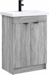 vidaXL Set de mobilier pentru baie Sonoma gri 56 x 37, 5 x 81 cm GartenMobel Dekor (3404150)