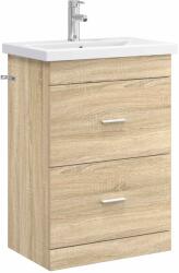 vidaXL Set de mobilier pentru baie Stejar Sonoma 61 x 40 x 84, 5 cm GartenMobel Dekor (3404368)