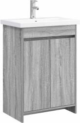 vidaXL Set de mobilier pentru baie Sonoma gri 61 x 40 x 84, 5 cm GartenMobel Dekor (3404279)
