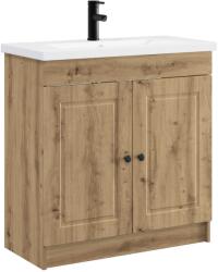 vidaXL Set de mobilier pentru baie Stejar Artizanal 56 x 37, 5 x 81 cm GartenMobel Dekor (3404133)