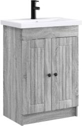 vidaXL Set de mobilier pentru baie Sonoma gri 78, 5 x 37, 5 x 81 cm GartenMobel Dekor (3404200)