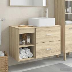 vidaXL Set de mobilier pentru baie 2 pcs Stejar Sonoma Lemn prelucrat GartenMobel Dekor (3403882)