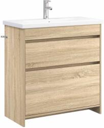 vidaXL Set de mobilier pentru baie Stejar Sonoma 81 x 40 x 84, 5 cm GartenMobel Dekor (3404268)