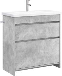 vidaXL Set de mobilier pentru baie Gri Beton 81 x 40 x 84, 5 cm GartenMobel Dekor (3404269)