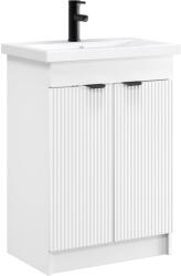 vidaXL Set de mobilier pentru baie Alb 56 x 37, 5 x 81 cm GartenMobel Dekor (3404144)