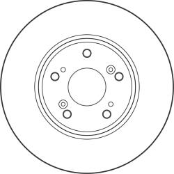 TRW Disc frana TRW DF4129S (DF4129S) - fixbox