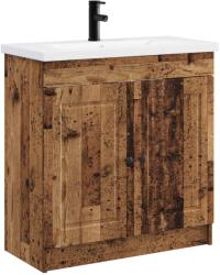 vidaXL Set de mobilier pentru baie Lemn vechi 56 x 37, 5 x 81 cm GartenMobel Dekor (3404132)