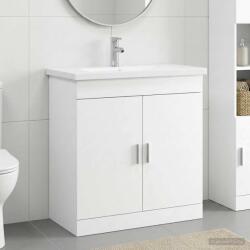 vidaXL Set de mobilier pentru baie Alb 81 x 40 x 84, 5 cm GartenMobel Dekor (3404358)