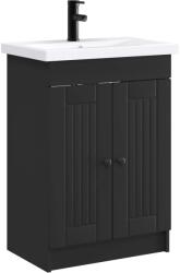 vidaXL Set de mobilier pentru baie Negru 78, 5 x 37, 5 x 81 cm GartenMobel Dekor (3404195)