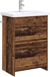 vidaXL Set de mobilier pentru baie Lemn vechi 61 x 40 x 84, 5 cm GartenMobel Dekor (3404264)