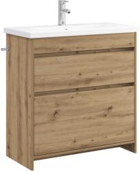 vidaXL Set de mobilier pentru baie Stejar Artizanal 81 x 40 x 84, 5 cm GartenMobel Dekor (3404273)