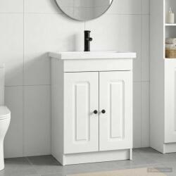 vidaXL Set de mobilier pentru baie Alb 56 x 37, 5 x 81 cm GartenMobel Dekor (3404164)