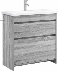 vidaXL Set de mobilier pentru baie Sonoma gri 81 x 40 x 84, 5 cm GartenMobel Dekor (3404271)