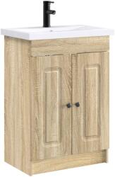 vidaXL Set de mobilier pentru baie Stejar Sonoma 56 x 37, 5 x 81 cm GartenMobel Dekor (3404166)