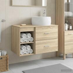 vidaXL Set de mobilier pentru baie 2 pcs Stejar Sonoma Lemn prelucrat GartenMobel Dekor (3403922)