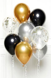  Happy Birthday Fashion léggömb, lufi 8 db-os szett 11 inch (27, 5cm) (DPA9907429) - kreativjatek