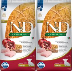 N&D Low Grain Puppy Mini Chicken & Pomegranate 2x7 kg