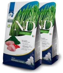N&D Spirulina Puppy Medium & Maxi Lamb 2x7 kg