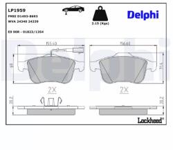 Delphi LP1959/DEL fékbetét készlet