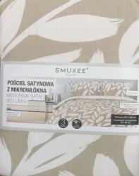 Smukee Mikroszálas szatén ágyneműhuzat 220 x200 2 párnahuzat Levelek bézs (5904708930889)