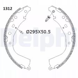 Delphi Fékpofák szett LS2187/DEL