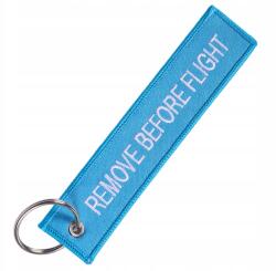  Kulcstartó Rbf Remove Before Flight kék medál