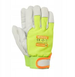 Verken Velcro Visio bőrkesztyű 9-es méret L 1 pár fényvisszaverő (Velcro Visio 9)