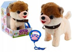 LEAN Toys Interaktív kutya pórázon, sétál, táncol, énekel (21057)