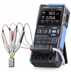 FNIRSI LC1020E Lcr teszter Esr 100kHz Kelvin 4-Wire mérés (Precyzyjny miernik tester Fnirsi LC1020E)