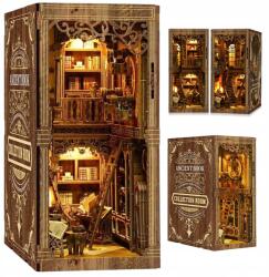 Bedee Diy Könyves Polc Modellépítő Készlet 3D Led Fénnyel Ajándék Gyerekeknek (MODEL 3D DIY BOOK NOOK)