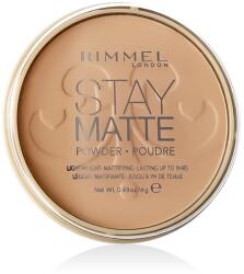 Rimmel London Stay Matte Long Lasting Pressed Powder 14 g árnyék 006 Warm Beige