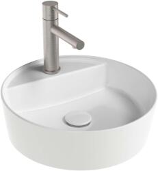 RAVAK Uni Slim - Kézmosó, átmérő 40 cm, túlfolyó nélkül, csapfurattal, fehér X01717 (X01717)