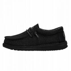 HEYDUDE Kids Loafers, HeyDude Wally Youth Basic, fekete, 32 EU (68421#121599V)