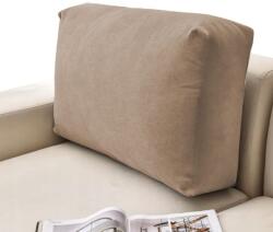 HomeDesign Kanapé háttámla párnahuzat, bútorhuzat, puha tapintású szövet, rugalmas, kiváló minőségű kidolgozás, könnyen tisztítható, 40 x 80 x 15 cm, bézs (57W-CP)