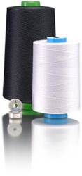 Amann Ata de suveica Bobbinfil No. 150, 10000 m, Isa Polyester, Amann 02950, alb