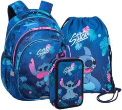 COOLPACK - Jerry iskolatáska szett felszerelt 2 emeletes tolltartóval - Stitch (F029780-1-szett) (SP24MM-090)