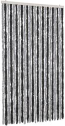 vidaXL szürke és fekete zsenília rovarfüggöny 100x220 cm 2.35 kg (377330VidaXL)
