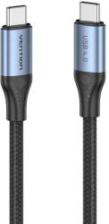 Vention Cablu Date si Incarcare Vention 5A 40Gbps USB-C 1m Negru (6922794769069)