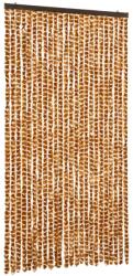 vidaXL okkersárga és fehér zsenília rovarfüggöny 100 x 230 cm 2.45 kg (377402VidaXL)